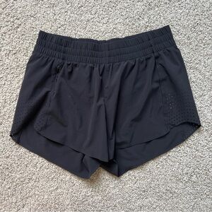 Athleta xs black hustle running shorts
